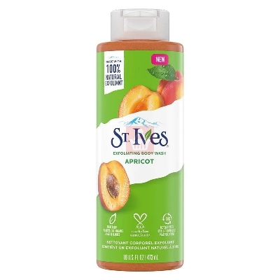 Picture of International USA product ST Ives Apricot Shower gel body wash used for Male/ female - 473 ml