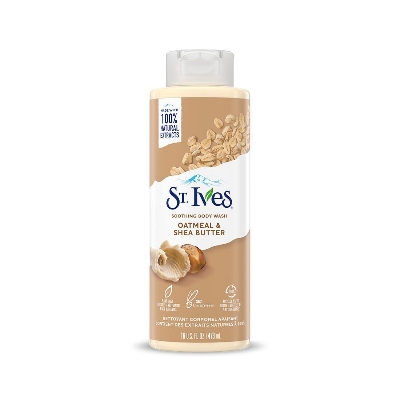 Picture of International USA product ST Ives OATMEAL & SHEA BUTTER Shower gel body wash used for Male/ female - 650 ml
