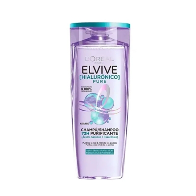 Picture of L’OREAL PARIS Elvive Hyaluron Pure Shampoo For Frizzy & Dehydrated Hair used for  male / female 400ML