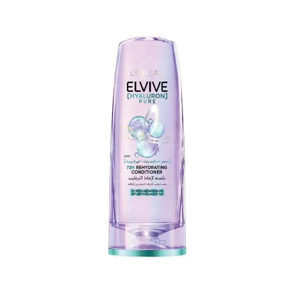 Picture of L’OREAL PARIS Elvive Hyaluron Pure Conditioner  For Frizzy & Dehydrated Hair used for  male / female 360 ML