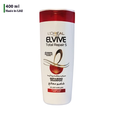 Picture of L’Oréal Paris Elvive Total Repair 5 Repairing Shampoo For Damaged Hair & Split Ends - 400 ml
