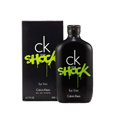 Picture of International European product Body perfume party scent CK One Shock for him used for male - 200 ml
