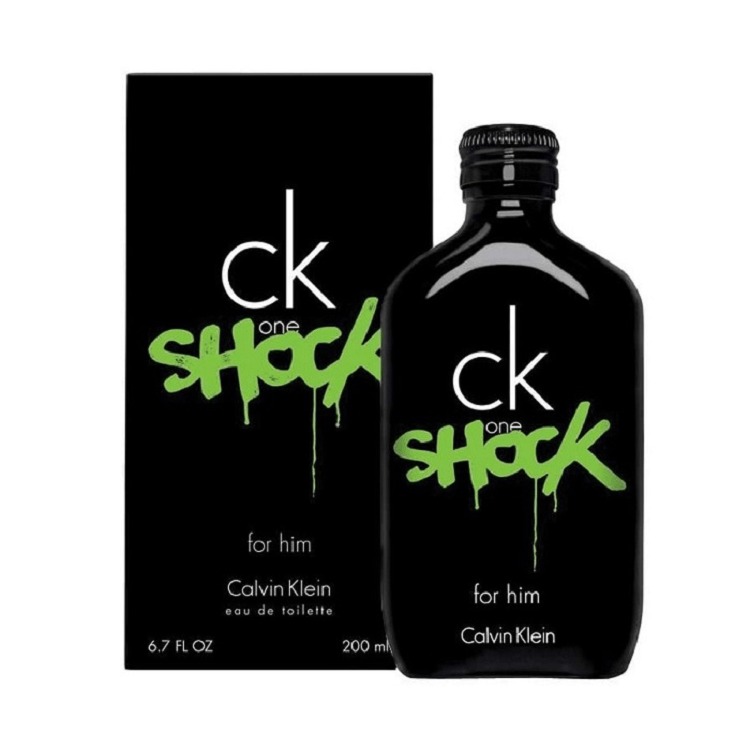 Picture of International European product Body perfume party scent CK One Shock for him used for male - 200 ml