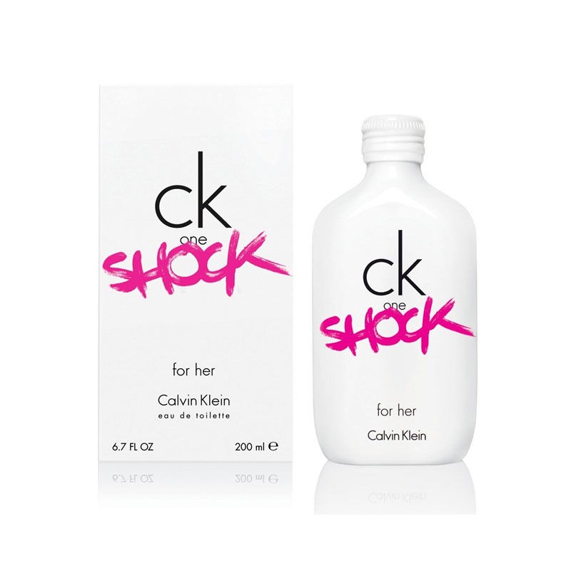 Picture of International European product Body perfume perty scent CK One Shock for her used for female - 200 ml