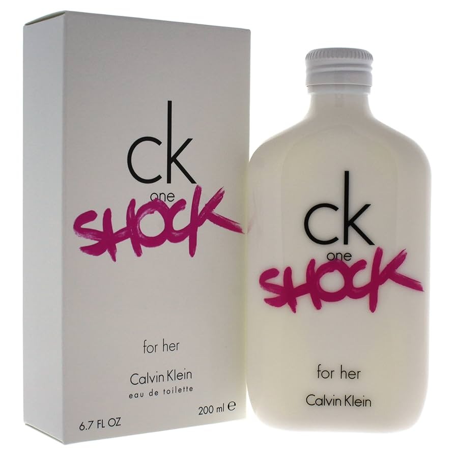 Picture of International European product Body perfume perty scent CK One Shock for her used for female - 200 ml