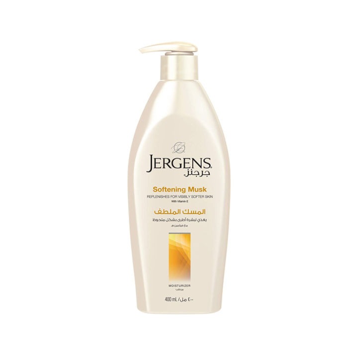 Picture of International UAE product Any season used jergens SOFTENING MUSK body lotion - 400 ml