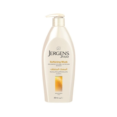 Picture of International UAE product Any season used jergens SOFTENING MUSK body lotion - 400 ml