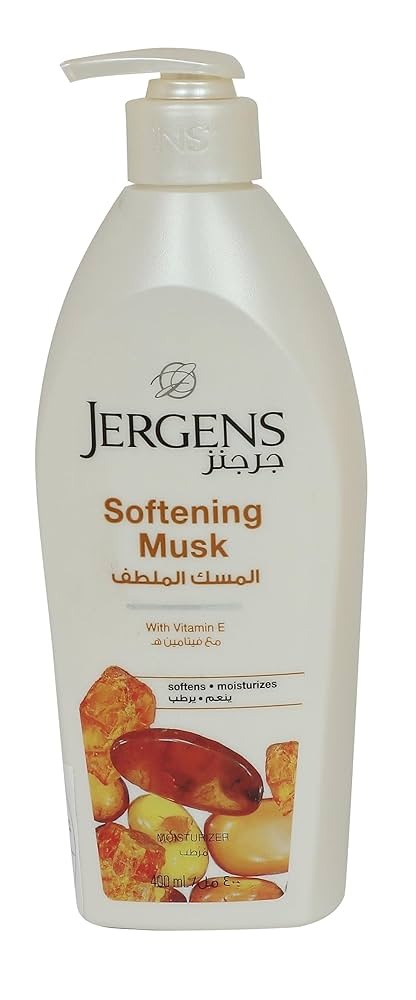 Picture of International UAE product Any season used jergens SOFTENING MUSK body lotion - 400 ml