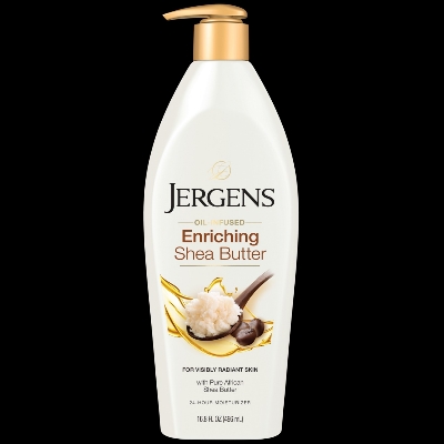 Picture of International UAE product Any season used jergens Enriching Shea butter Moisturizer body lotion - 400 ml