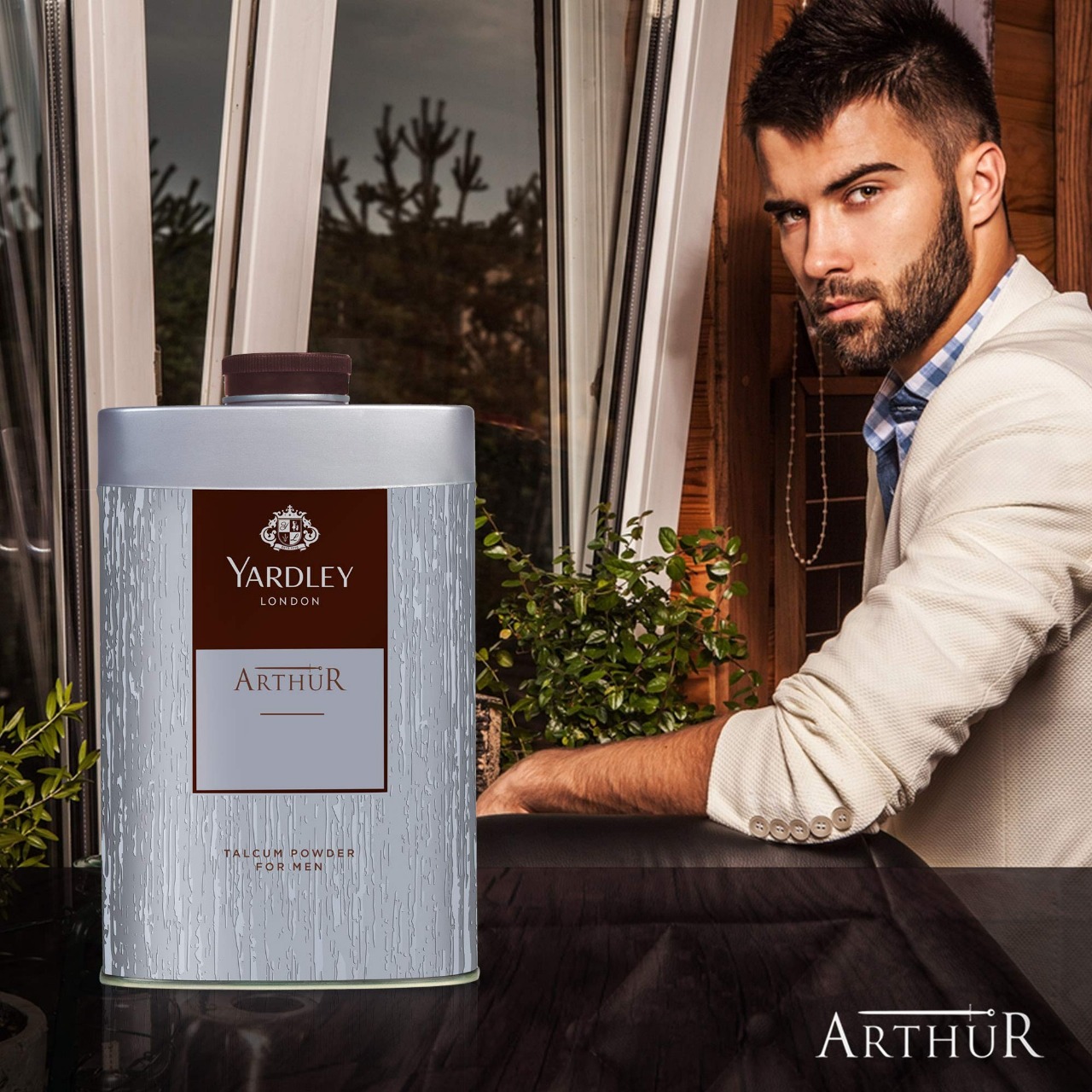 Picture of International England product Yardley Arthur talcum powder used for male - 250 GM