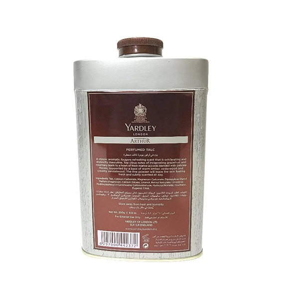 Picture of International England product Yardley Arthur talcum powder used for male - 250 GM