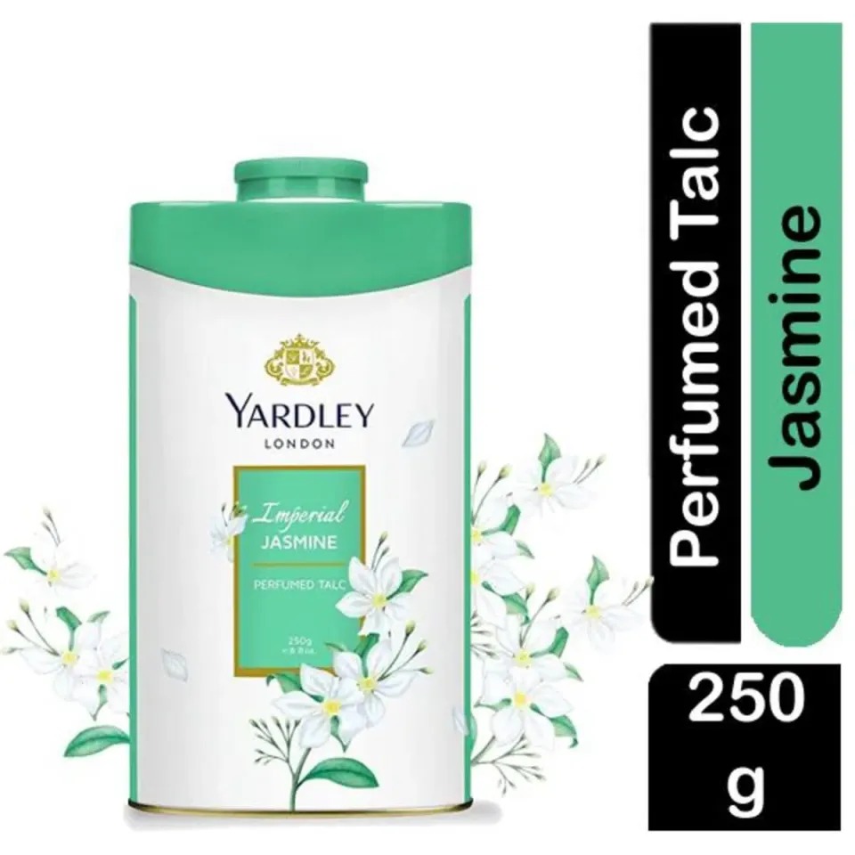 Picture of International England product Yardley IMPERIAL JASMINE talcum powder used for male/ female/ baby - 250 GM