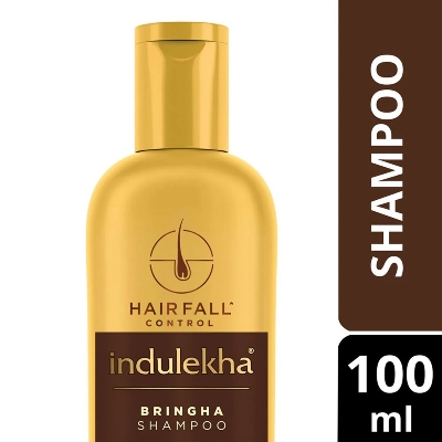 Picture of 100 ml Indulekha hair fall control shampoo Indian product used for male female