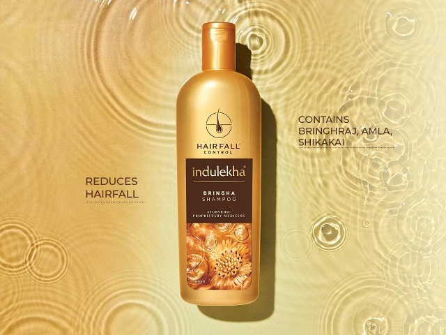 Picture of 100 ml Indulekha hair fall control shampoo Indian product used for male female