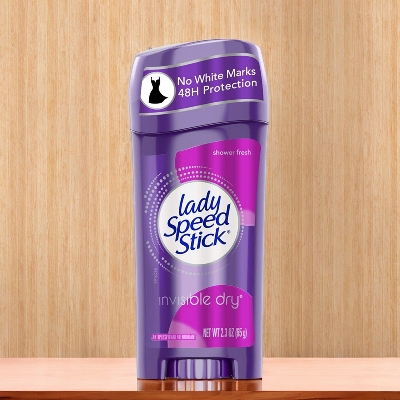 Picture of 65 gm Shower Fresh lady speed stick invisible dry power deodorant International USA product used for female