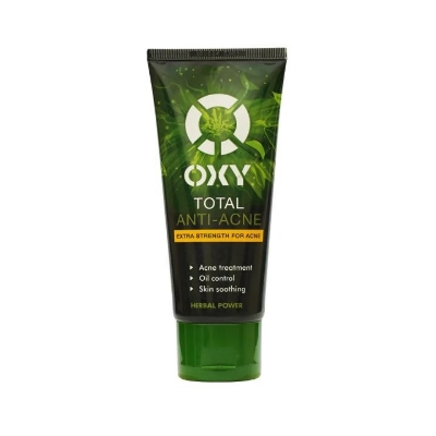 Picture of International Japan product Skin care OXY Total Anti Acne face wash used for male - 100 gm