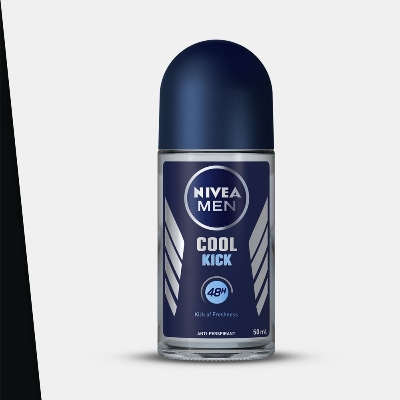 Picture of NIVEA MEN Cool Kick Deodorant Roll on used for male - 50 ml