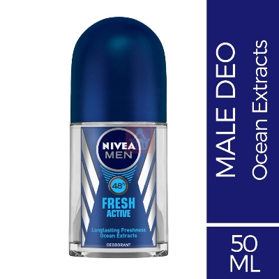 Picture of NIVEA MEN Fresh Active Deodorant Roll on - 50 ml