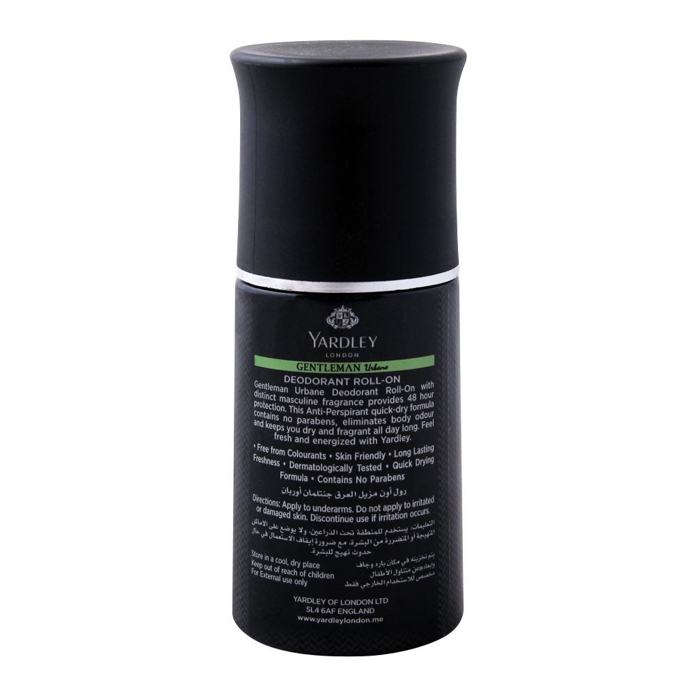 Picture of International UAE product Deodorant Roll on Yardley Urbane used for male - 50 ml