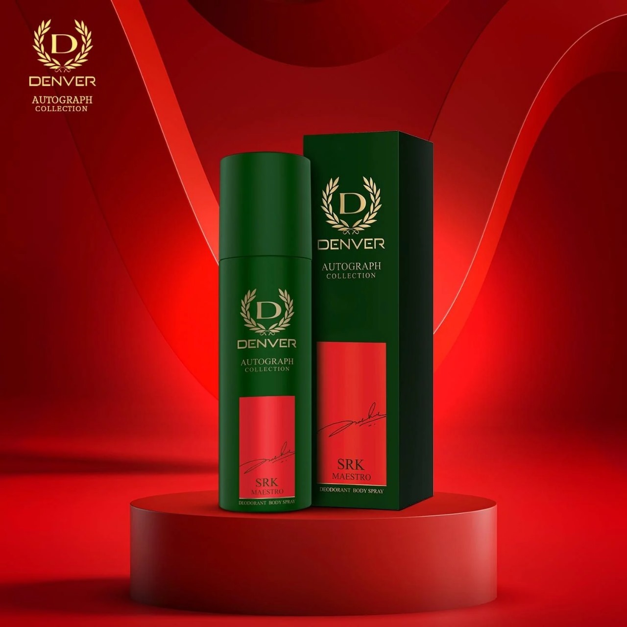 Picture of Indian product Body perfume perty scent Denver Autograph Collection Maestro used for male/female - 140 ml