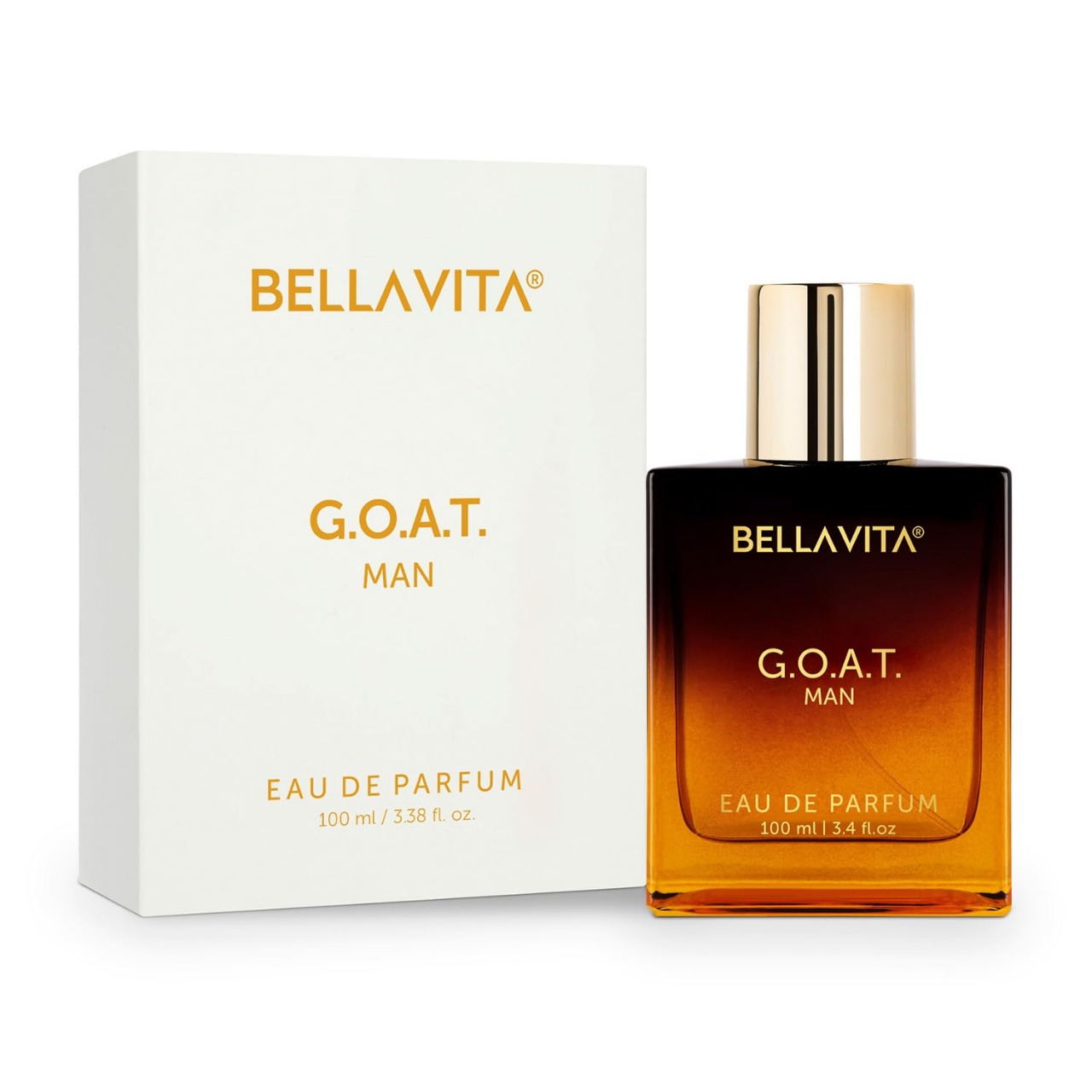 Picture of 100 ml BELLAVITA LUXURY G.O.A.T Men Perfume Indian product used for male