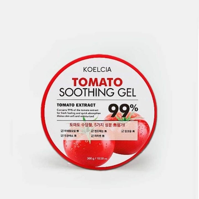 Picture of International Korean product koelcia Tomato soothing gel 300 ml used for male / female