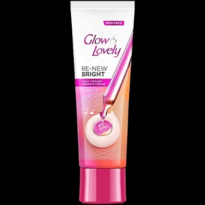 Picture of International Indian product Glow & Love_ly RE-NEW Bright Advanced multi vitamin cream used for male / female - 80 gm