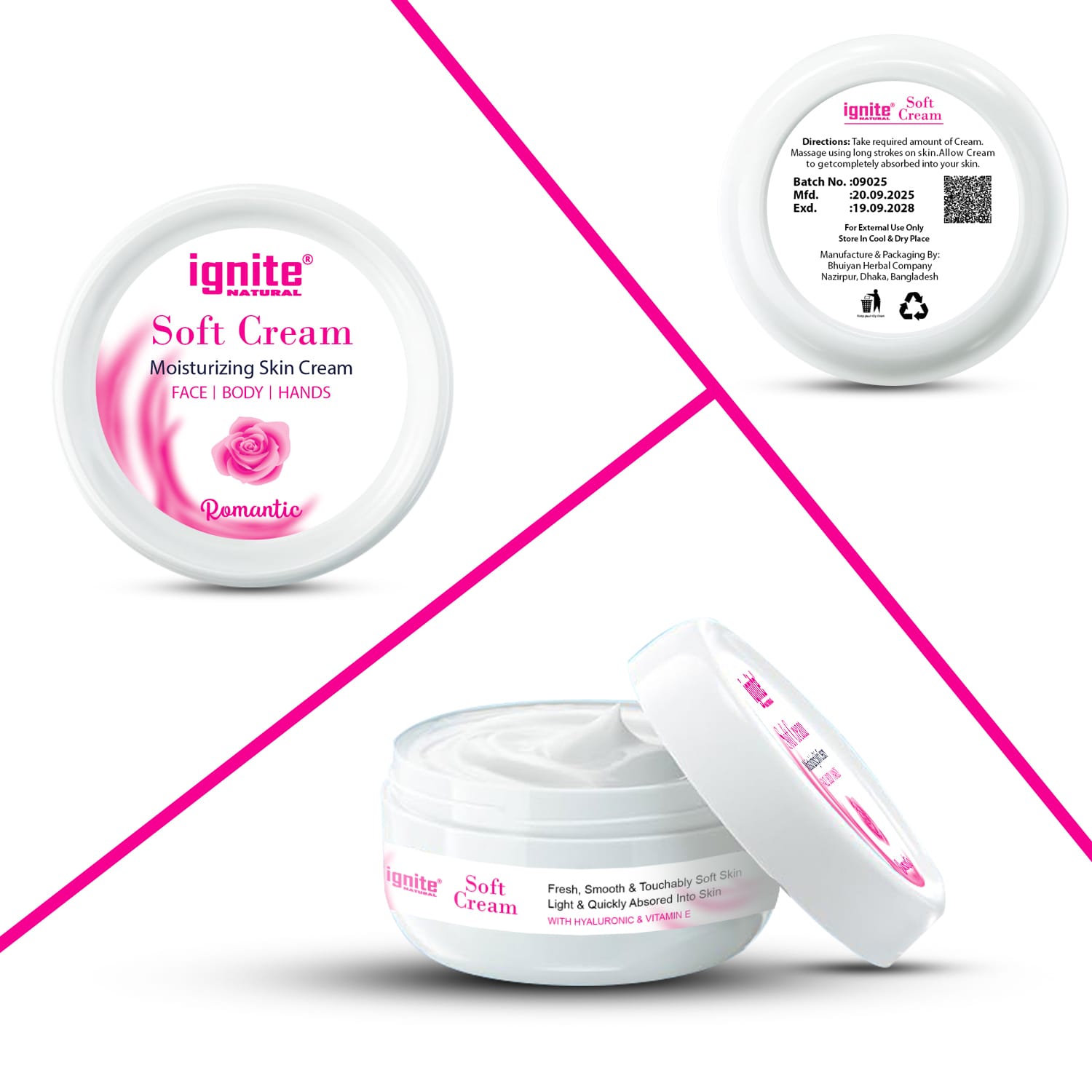 Picture of Ignite natural Soft cream Romantic Used for male & female - 100 ml