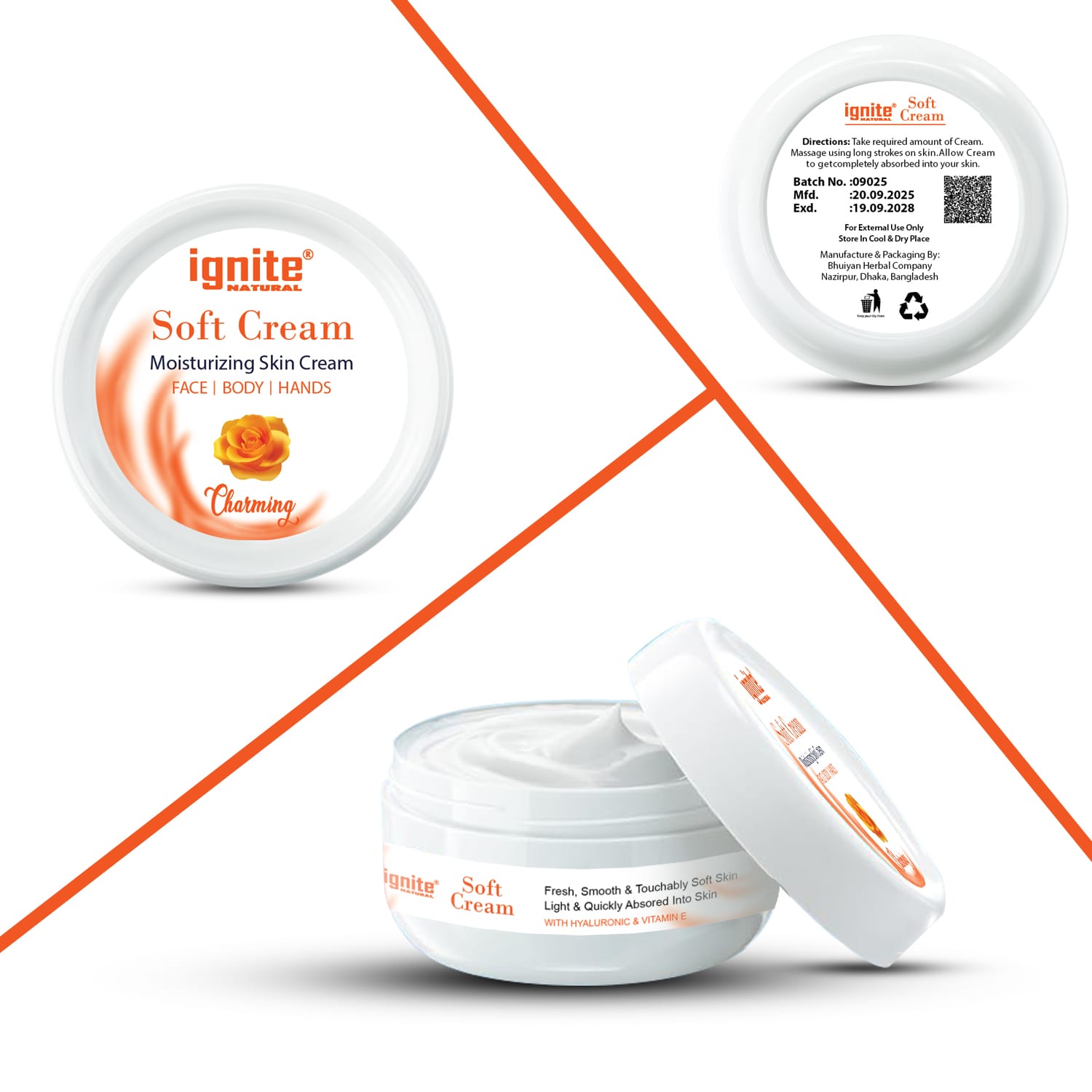 Picture of Ignite natural Soft cream Charmin Used for male & female -100 ml