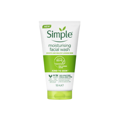 Picture of 150 ml Simple Moisturising facial wash International Poland product used for male female 