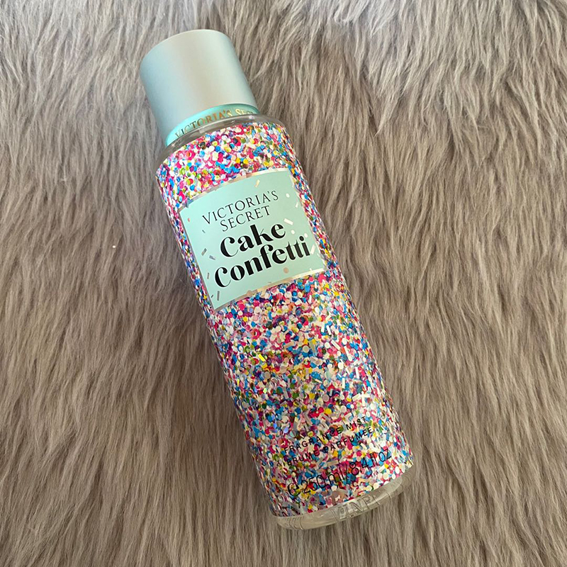 Picture of 250 ml VICTORIA'S SECRET Cake confetti Body perfume party scent International USA product Used for female