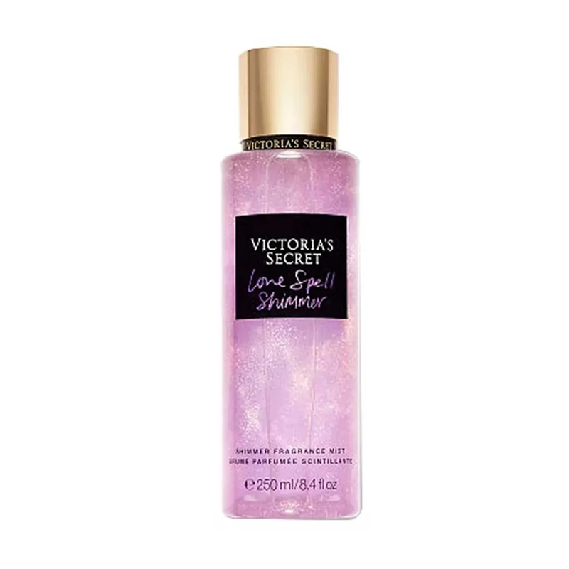 Picture of 250 ml VICTORIA'S SECRET Love spell Shimmer Body perfume party scent International USA product Used for female