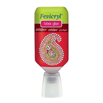 Picture of Fevicryl Fabric Glue 30ml | Permanent Adhesive for Cloth, Fabric Crafts, Embroidery, DIY & Sewing Projects