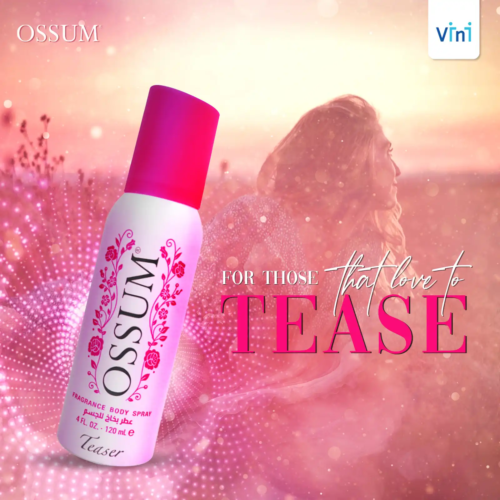 Picture of International Indian product Ossum Fragrance Body spray Teaser 120 Ml