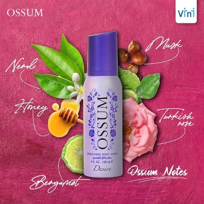 Picture of International Indian Product Ossum Fragrance Body spray Desire 120 Ml