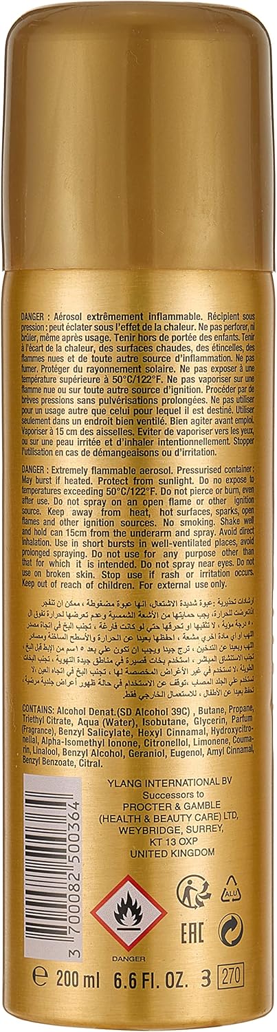 Picture of International UAE product Havoc Gold Deodorant body spray 200 ML