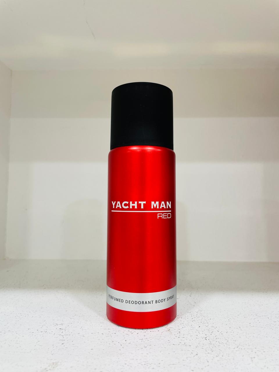 Picture of International UAE product Yacht men red perfumed deodorant body spray 200 ML