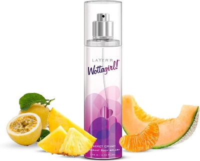 Picture of International Indian Product Layerr Wottagirl Secret Crush Fragrant Body splash 135 ML