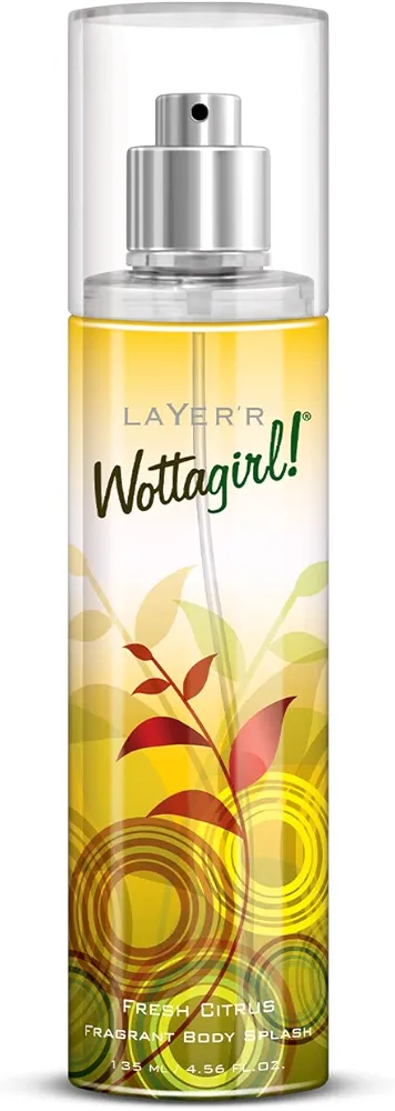 Picture of ইন্টারন্যাশনাল ইন্ডিয়ান প্রোডাক্ট layerr wottagirl ফ্রেশ সাইট্রাস সুগন্ধী বডি স্প্ল্যাশ 135ml