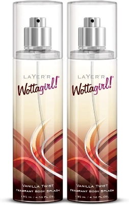 Picture of International Indian Product Layerr Wottagirl Vanilla twist Fragrant Body splash 135 Ml