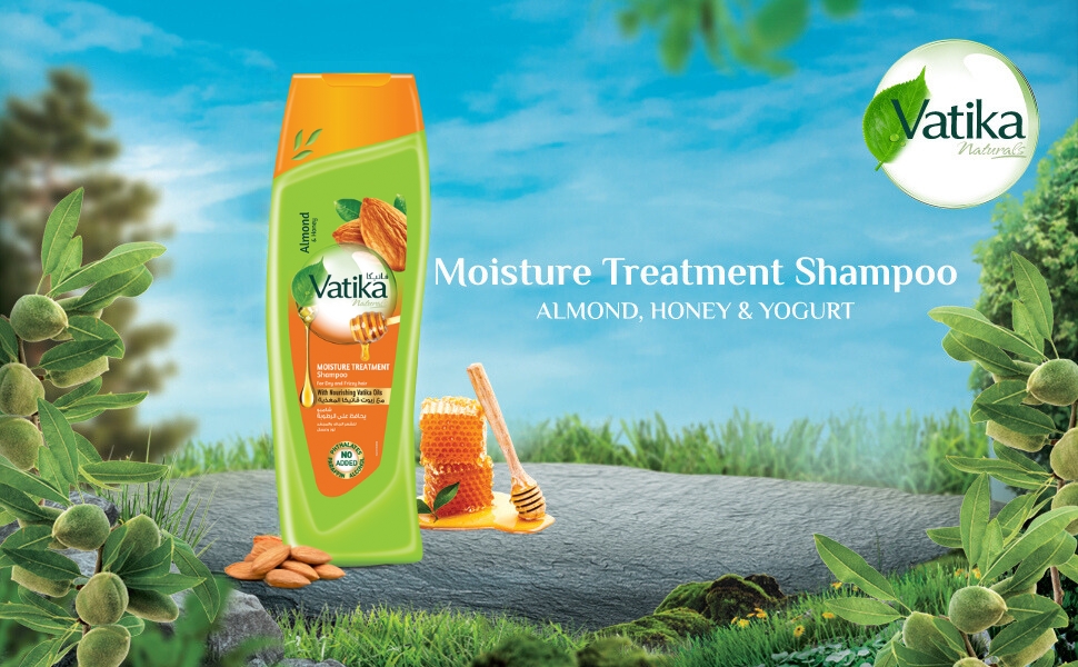 Picture of International UAE product Vatika Almond & honey shampoo 400 Ml