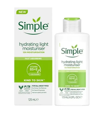Picture of International Uk product Simple Hydrating light moisturiser 125 ML