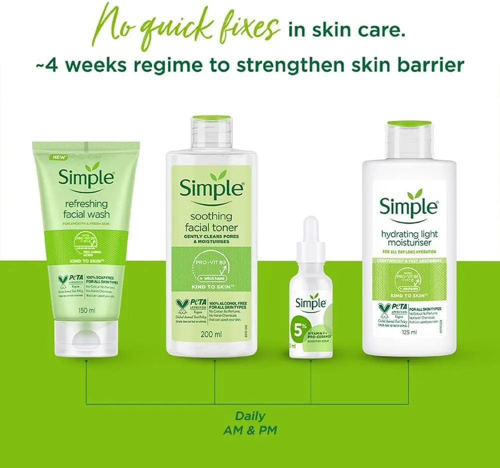 Picture of International Uk product Simple Hydrating light moisturiser 125 ML