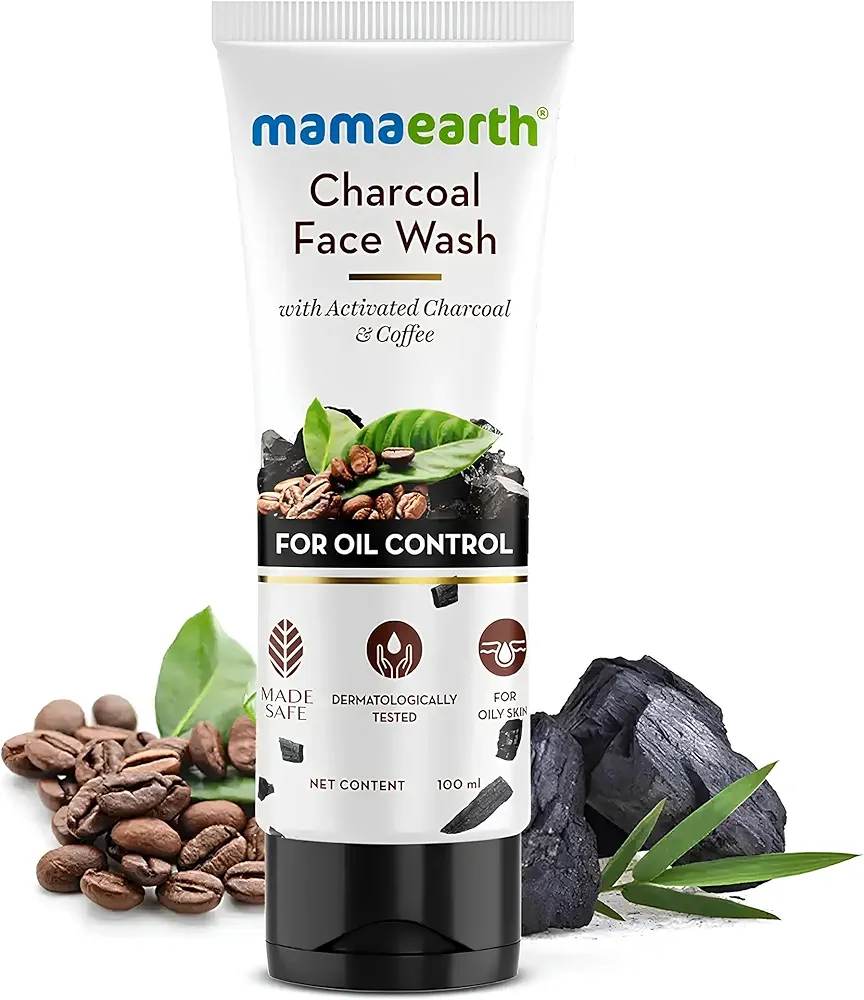 Picture of International Indian Product Mama earth Charcoal Face wash 100 Ml