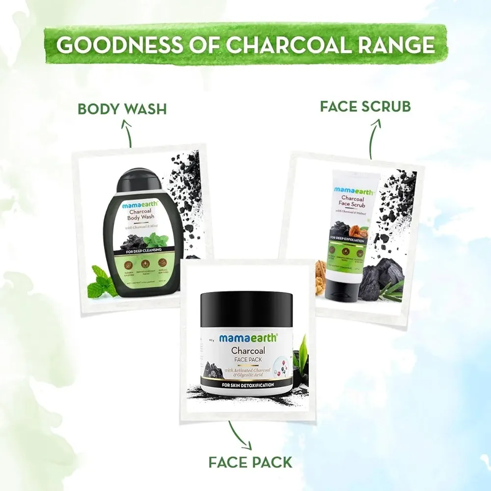 Picture of International Indian Product Mama earth Charcoal Face wash 100 Ml
