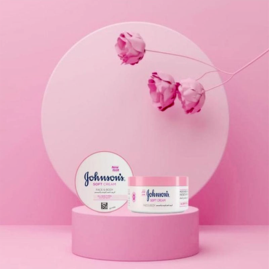 Picture of International UAE product Jonsons 24 hours Moistur Soft Cream 200 ML