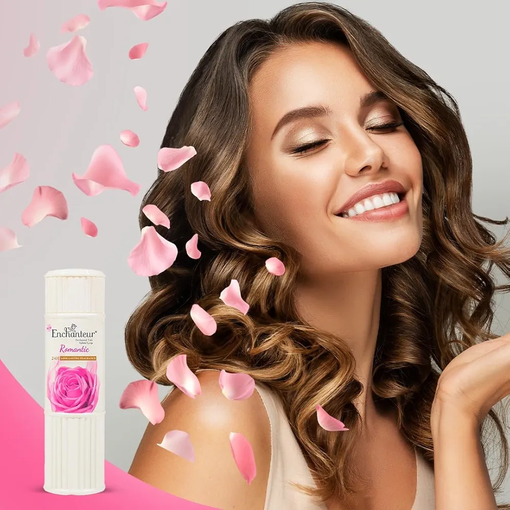 Picture of International Malaysian product Enchanteur talcum Romantic Powder Used for male/female 125 Gm