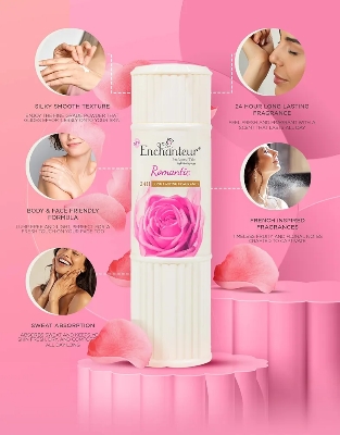 Picture of International Malaysian product Enchanteur talcum Romantic Powder Used for male/female 125 Gm