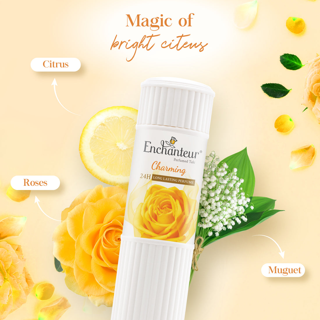 Picture of International Malaysian product Enchanteur Talcum charming Powder -125 GM