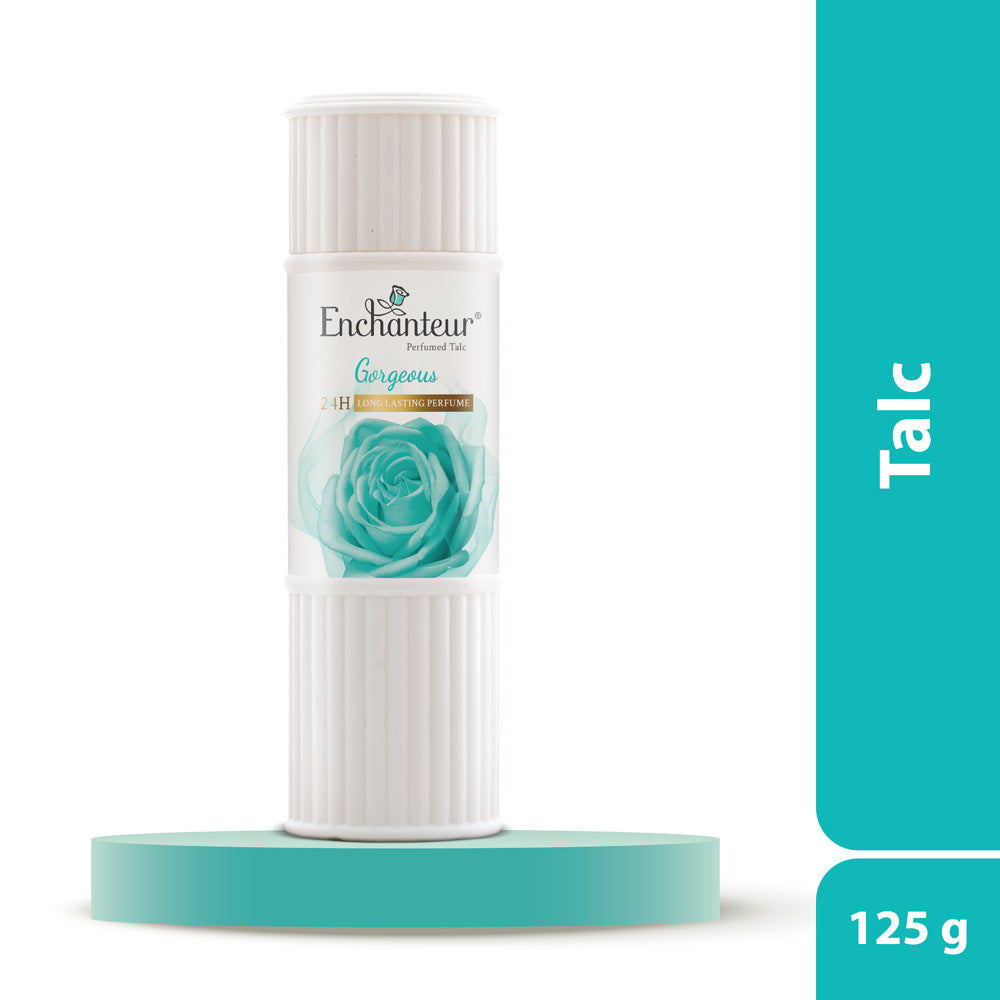 Picture of International Malaysian product Enchanteur talcum gorgeous powder used for male/female -125 Gm